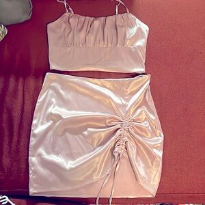 Sexy, classy 2 piece outfit. You can wear it with a blazer to top it off!